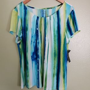 Worthington Blue and Green Shirt